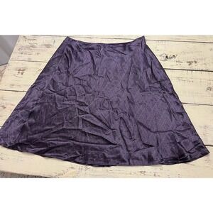 NWT Brooks Brothers Purple Herringbone A-Line Skirt Size 16